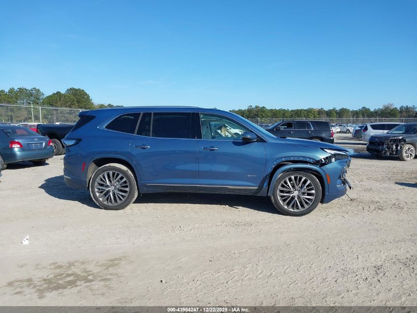 2025 Buick Enclave Avenir Fwd VIN: 5GAERCRS1SJ168908 Lot: 43984247