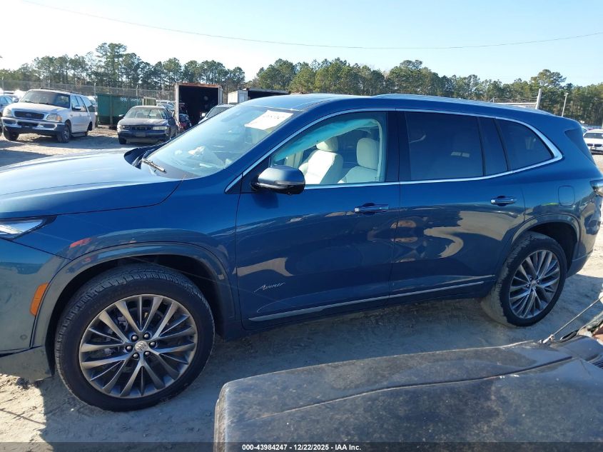 2025 Buick Enclave Avenir Fwd VIN: 5GAERCRS1SJ168908 Lot: 43984247