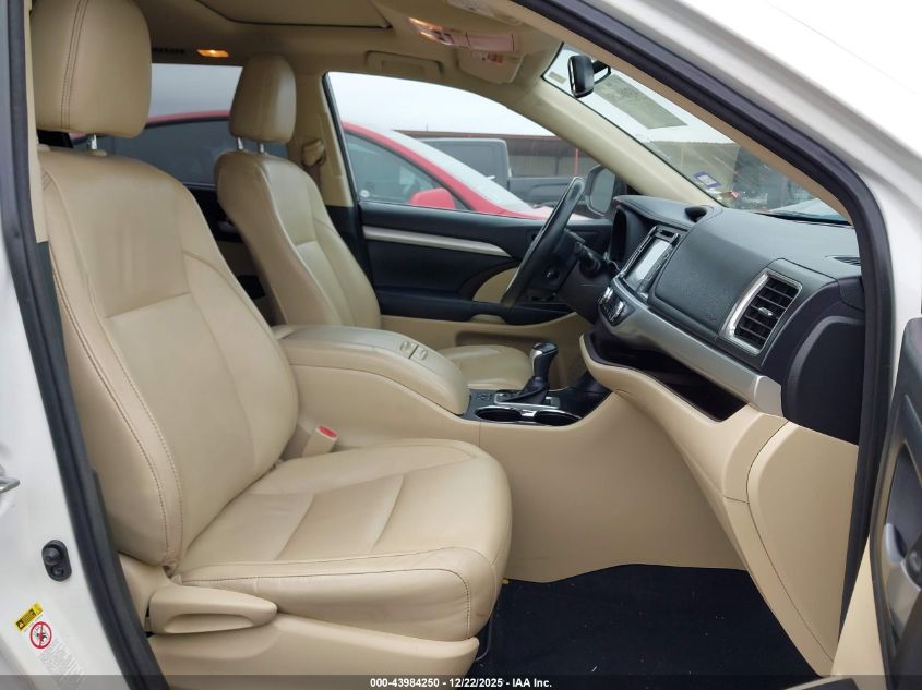 2015 Toyota Highlander Xle V6 VIN: 5TDKKRFH4FS076220 Lot: 43984250