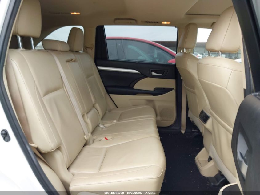 2015 Toyota Highlander Xle V6 VIN: 5TDKKRFH4FS076220 Lot: 43984250