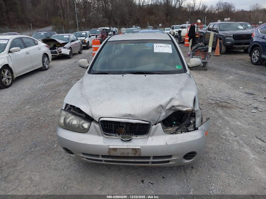2003 Hyundai Elantra Gls/Gt VIN: KMHDN45D53U488635 Lot: 43984259