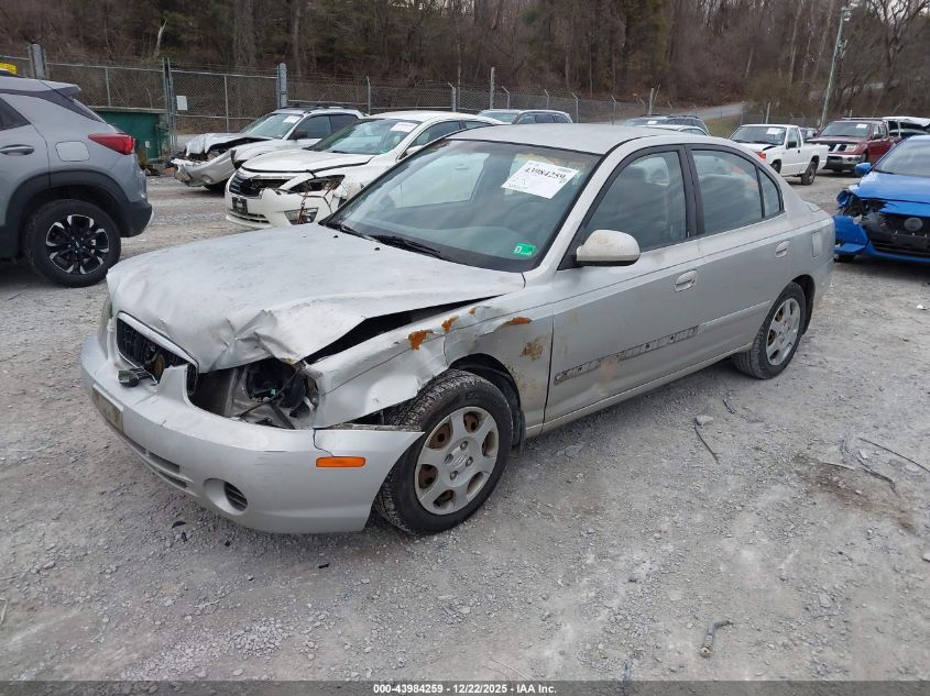 2003 Hyundai Elantra Gls/Gt VIN: KMHDN45D53U488635 Lot: 43984259
