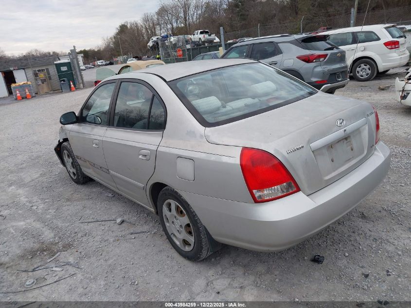2003 Hyundai Elantra Gls/Gt VIN: KMHDN45D53U488635 Lot: 43984259