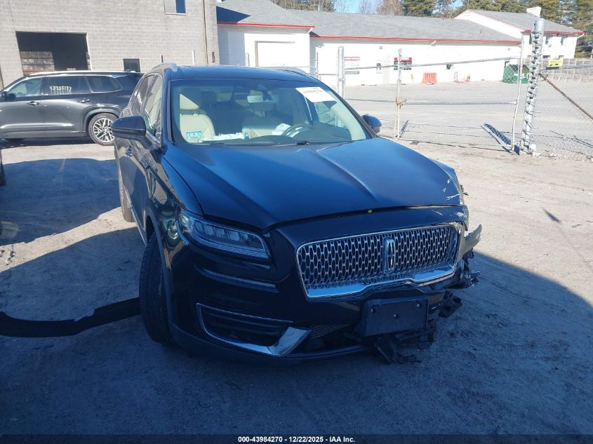 2020 Lincoln Nautilus Reserve VIN: 2LMPJ8K99LBL21995 Lot: 43984270