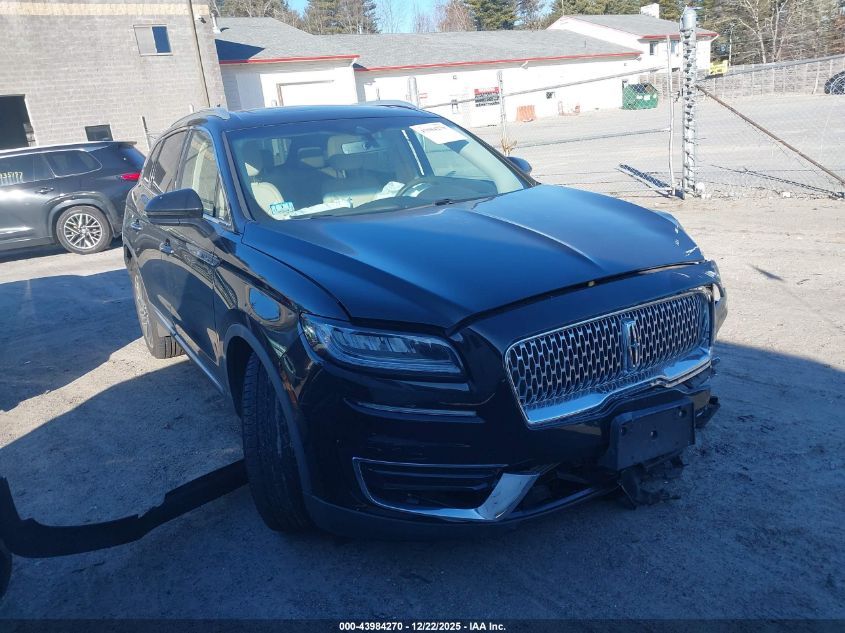 2020 Lincoln Nautilus Reserve VIN: 2LMPJ8K99LBL21995 Lot: 43984270