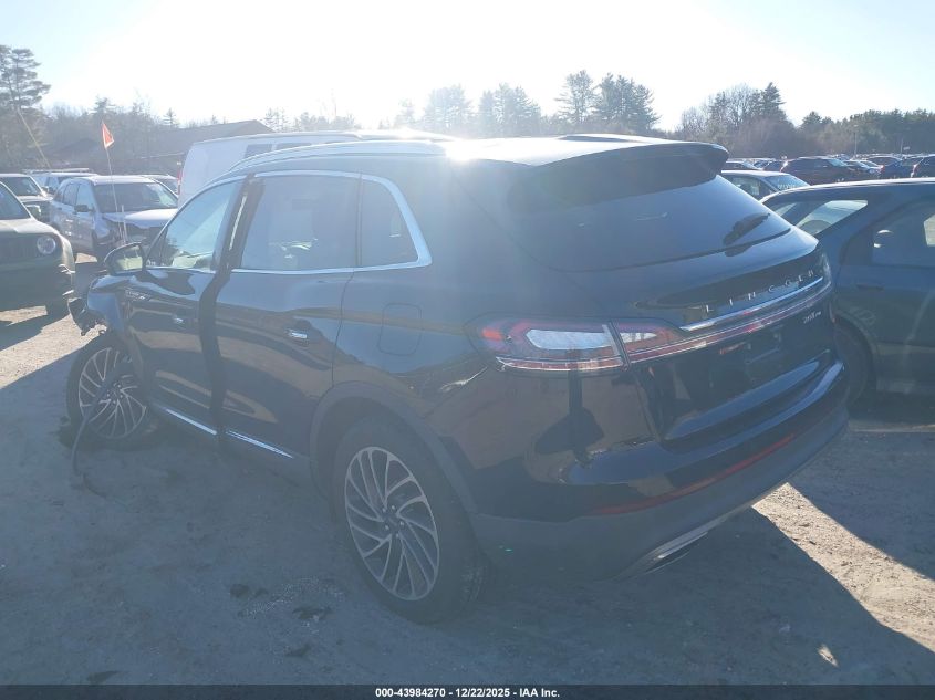 2020 Lincoln Nautilus Reserve VIN: 2LMPJ8K99LBL21995 Lot: 43984270