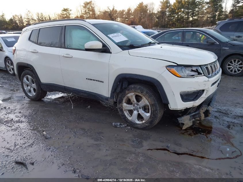 2018 Jeep Compass Latitude 4X4 VIN: 3C4NJDBB8JT349761 Lot: 43984274