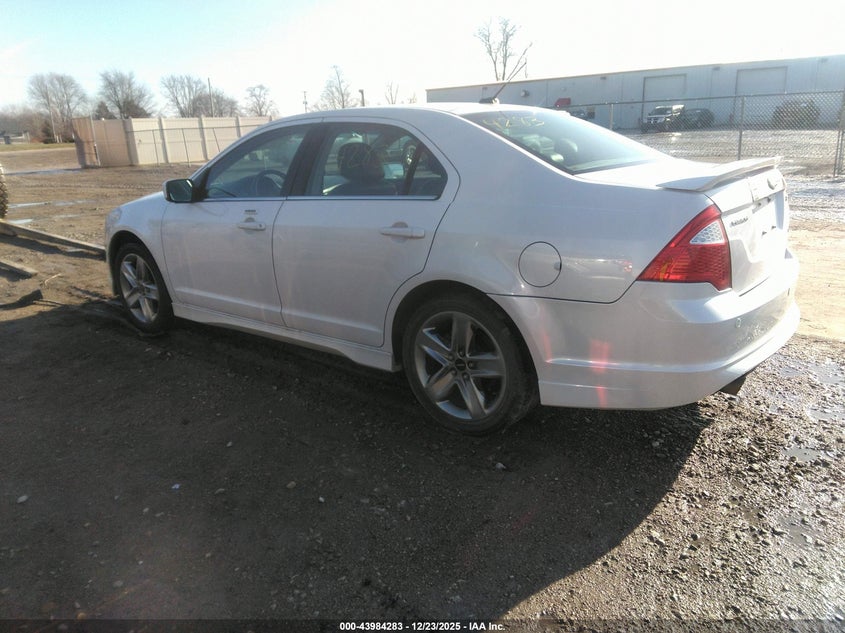 Vin: 3fahp0kc1br112806, lot: 44479991, ford fusion sport 20113