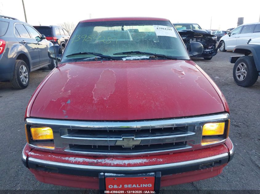 1997 Chevrolet S-10 Ls Fleetside VIN: 1GCCS19W7VK101343 Lot: 43984289