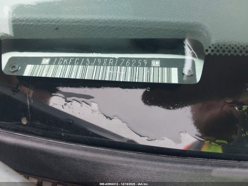 2008 GMC Yukon Slt VIN: 1GKFC13J98R176259 Lot: 43984312