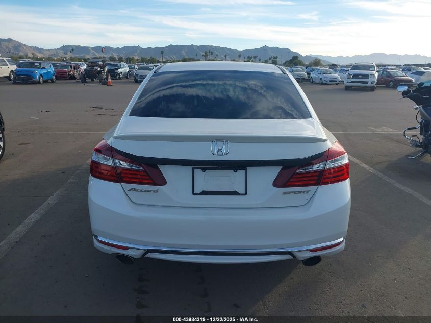 2017 Honda Accord Sport VIN: 1HGCR2F55HA172470 Lot: 43984319