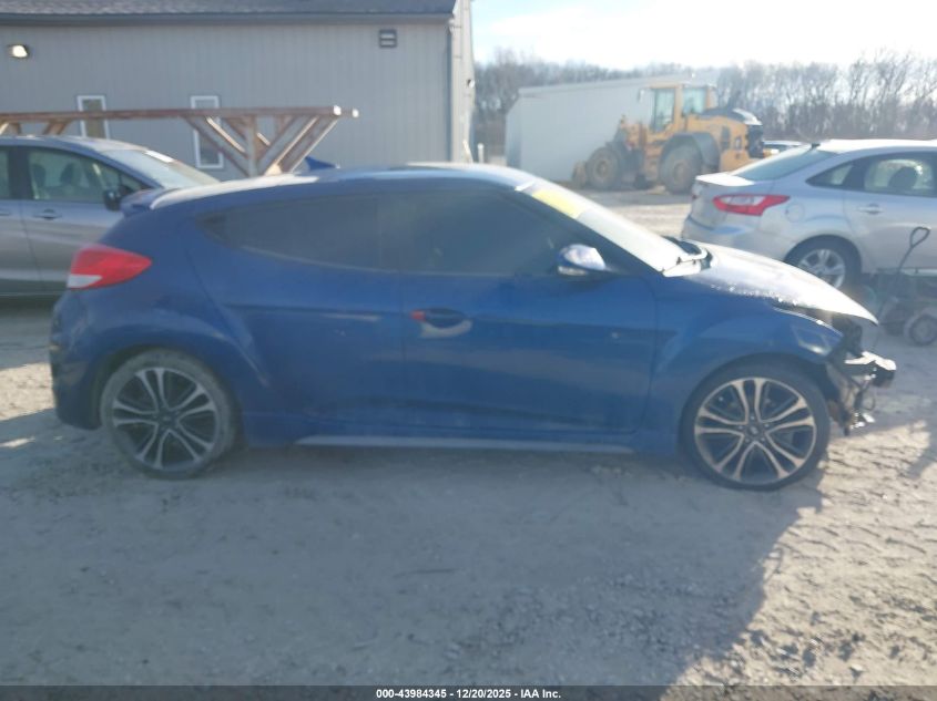 2016 Hyundai Veloster Turbo VIN: KMHTC6AE5GU299145 Lot: 43984345