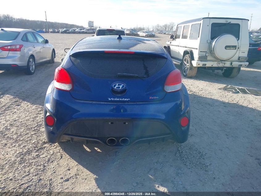 2016 Hyundai Veloster Turbo VIN: KMHTC6AE5GU299145 Lot: 43984345