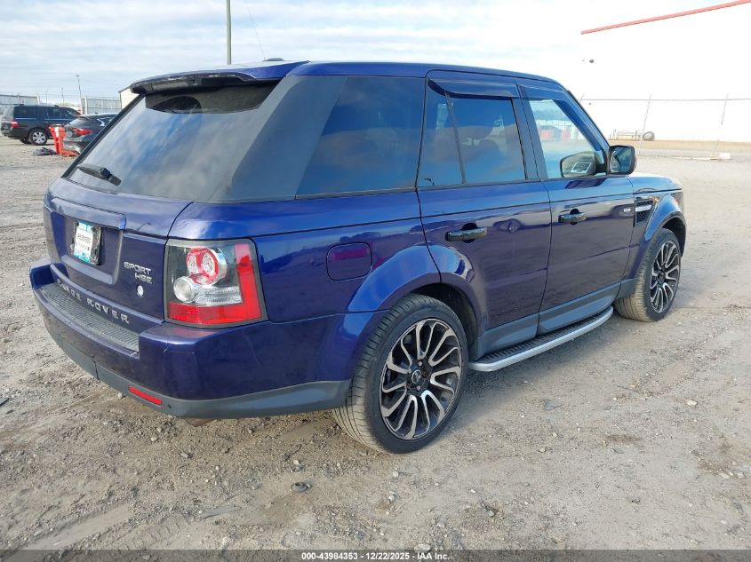 2010 Land Rover Range Rover Sport Hse VIN: SALSK2D44AA252673 Lot: 43984353