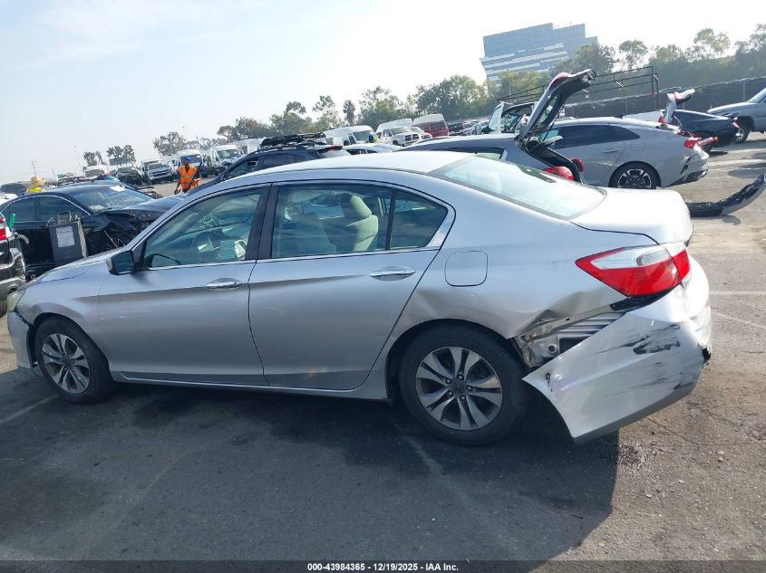 2013 Honda Accord Lx VIN: 1HGCR2F39DA251472 Lot: 43984365