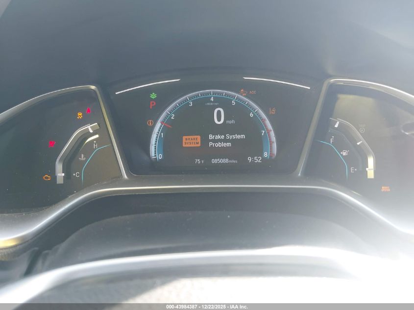 2019 Honda Civic Ex VIN: 2HGFC3B3XKH355610 Lot: 43984387