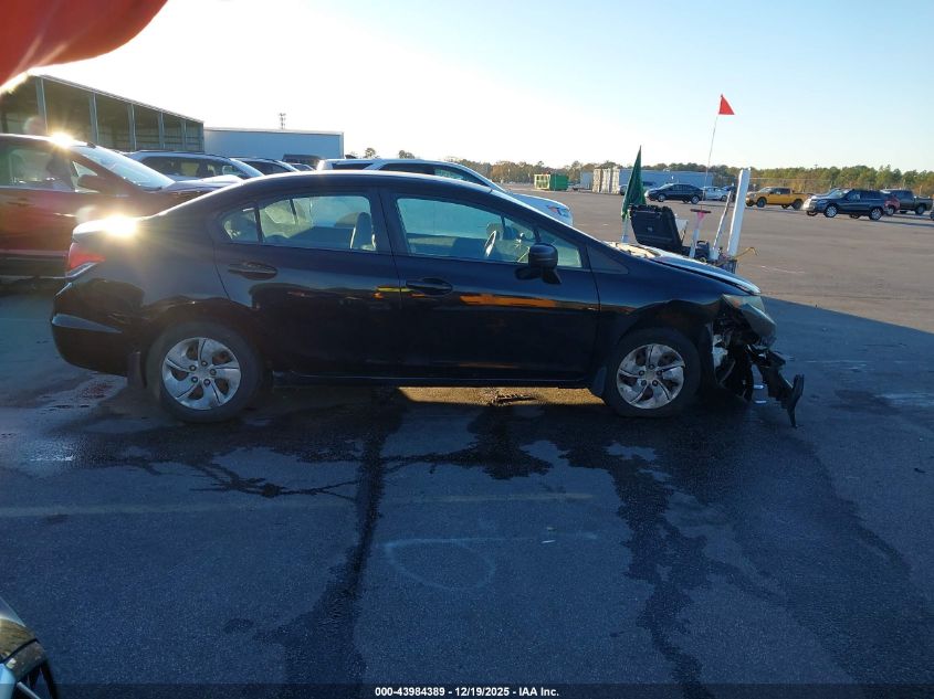 2015 Honda Civic Lx VIN: 19XFB2F57FE046184 Lot: 43984389