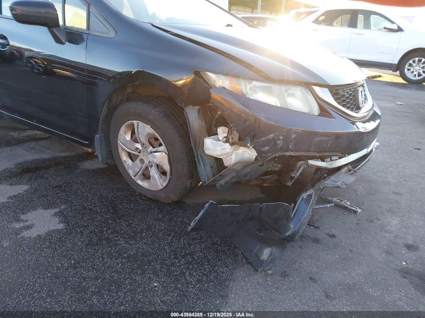 2015 Honda Civic Lx VIN: 19XFB2F57FE046184 Lot: 43984389