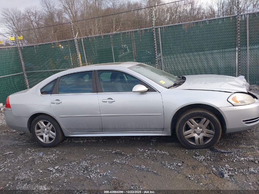 2013 Chevrolet Impala Lt VIN: 2G1WG5E36D1252635 Lot: 43984390