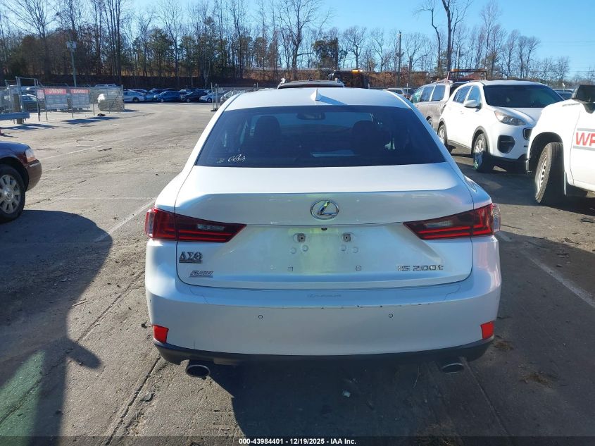 2016 Lexus Is 200T VIN: JTHBA1D28G5020810 Lot: 43984401