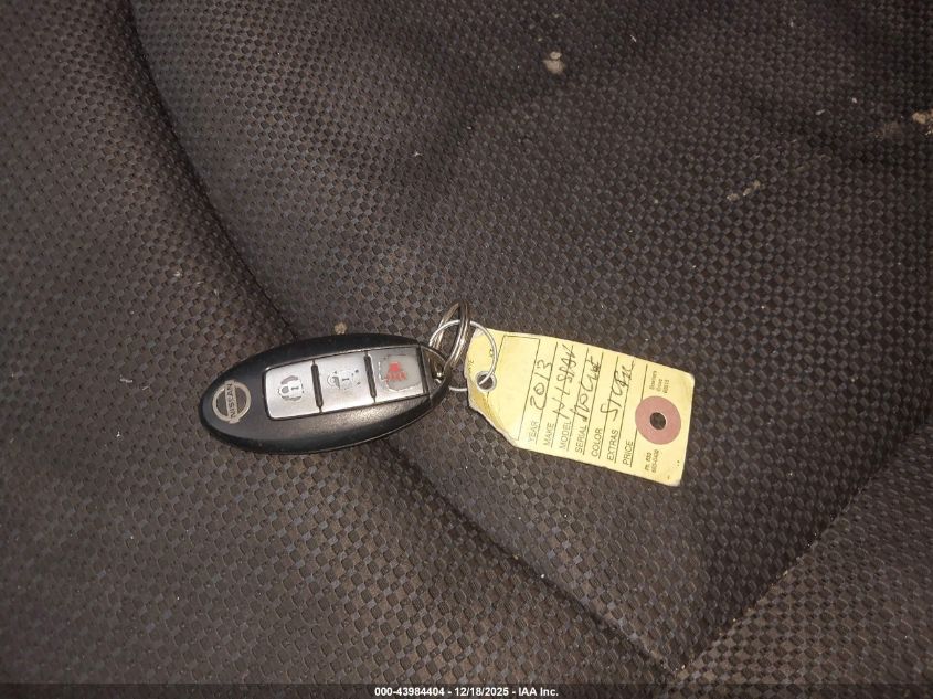 2013 Nissan Rogue Sv VIN: JN8AS5MV7DW623110 Lot: 43984404