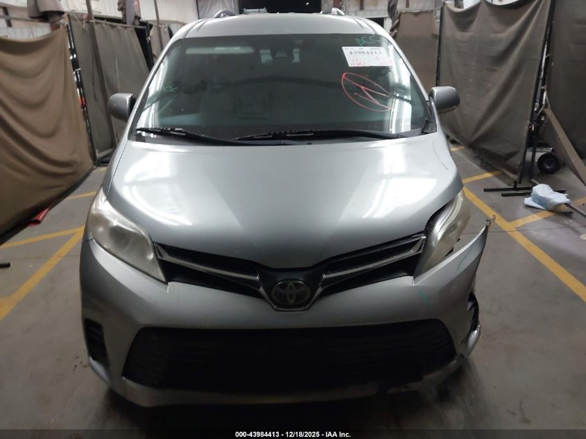 2018 Toyota Sienna Le 8 Passenger VIN: 5TDKZ3DCXJS937683 Lot: 43984413