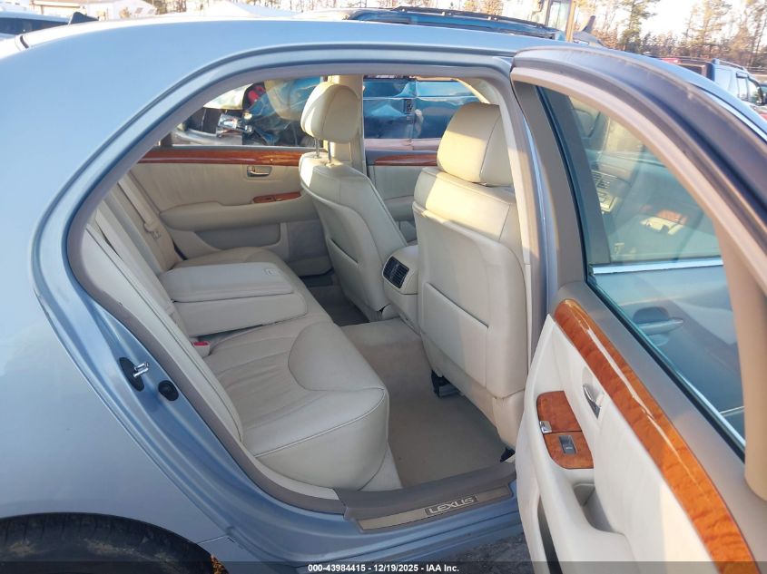 2003 Lexus Ls 430 VIN: JTHBN30F330111452 Lot: 43984415