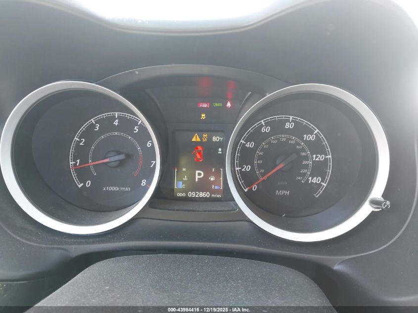 2016 Mitsubishi Lancer VIN: JA32UFU9GU001345 Lot: 43984416