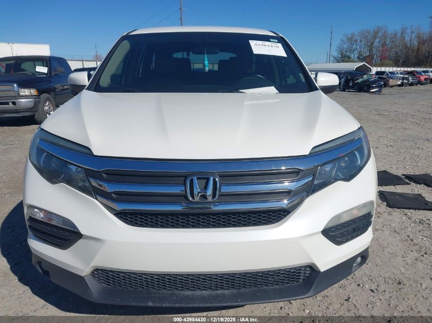 2017 Honda Pilot Ex VIN: 5FNYF5H3XHB045747 Lot: 43984430
