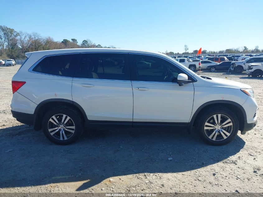 2017 Honda Pilot Ex VIN: 5FNYF5H3XHB045747 Lot: 43984430