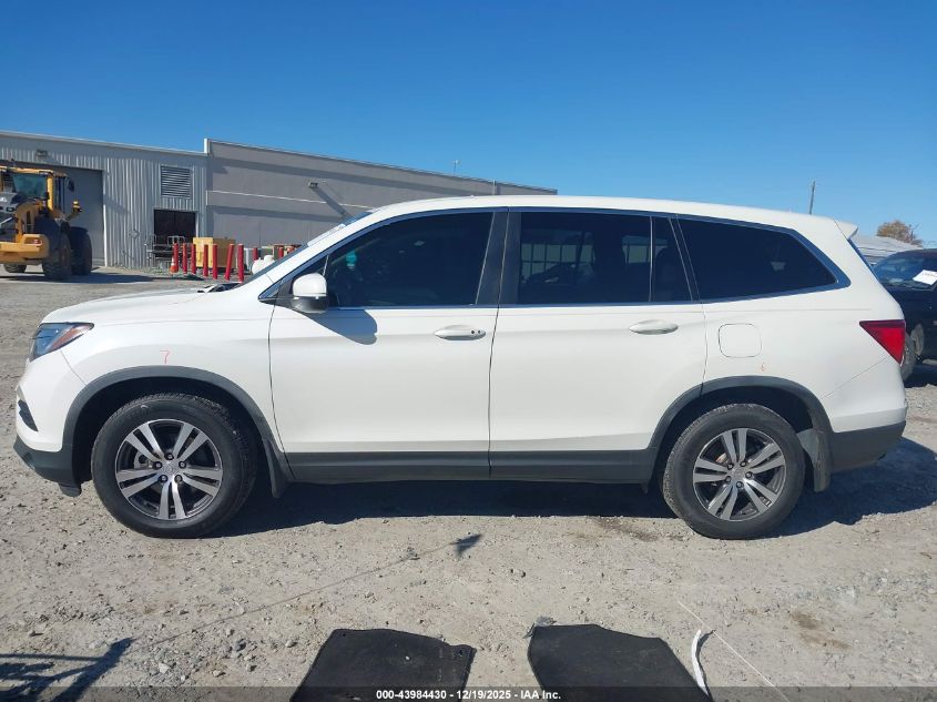 2017 Honda Pilot Ex VIN: 5FNYF5H3XHB045747 Lot: 43984430