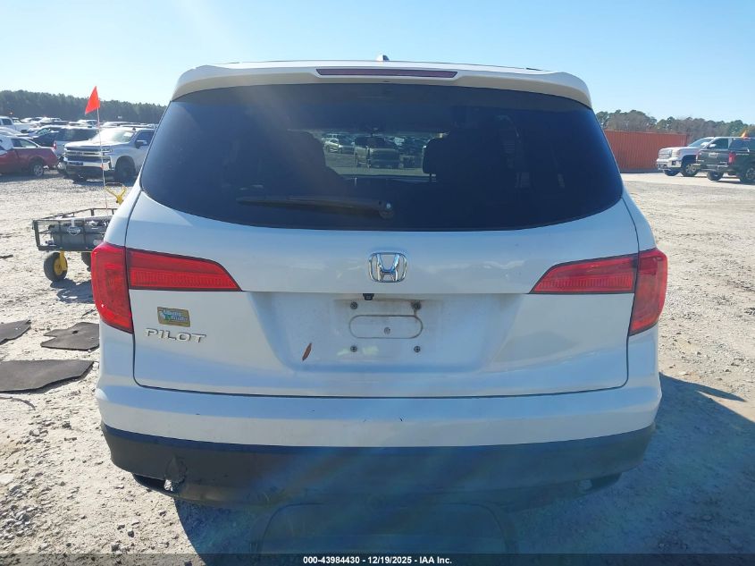 2017 Honda Pilot Ex VIN: 5FNYF5H3XHB045747 Lot: 43984430