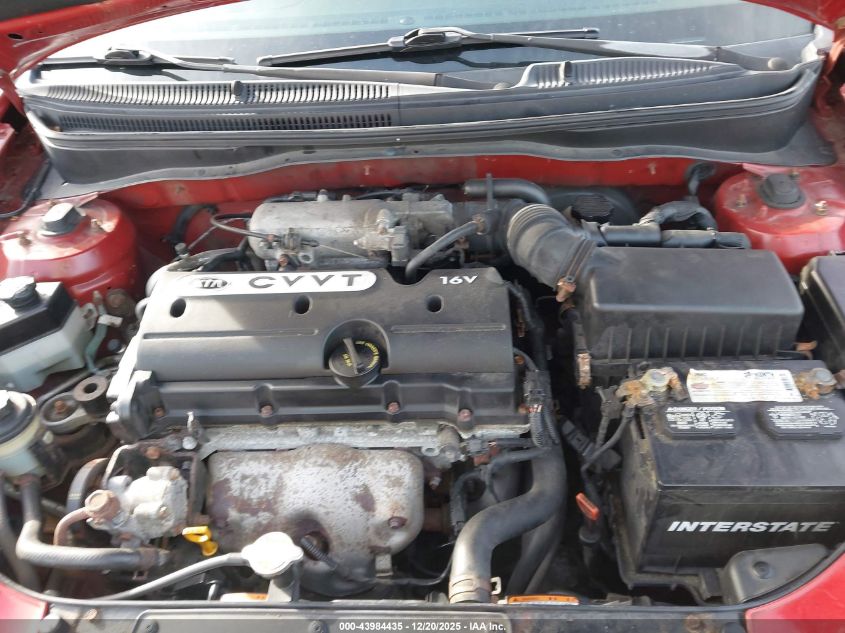 2009 Kia Rio Lx VIN: KNADE223796556805 Lot: 43984435