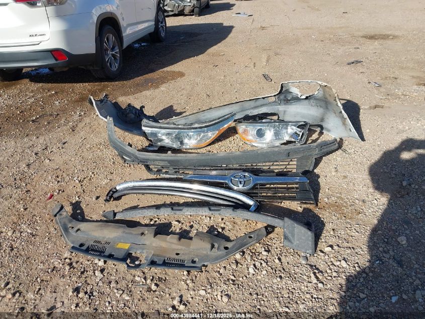 2014 Toyota Highlander Xle V6 VIN: 5TDJKRFH6ES023416 Lot: 43984441