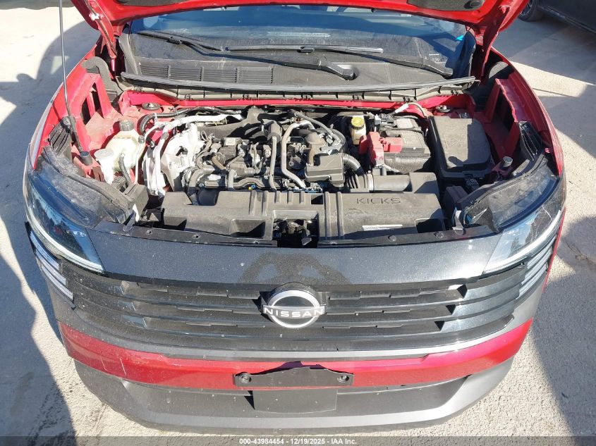 2025 Nissan Kicks Sv Fwd VIN: 3N8AP6CA8SL381954 Lot: 43984454