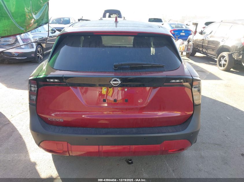 2025 Nissan Kicks Sv Fwd VIN: 3N8AP6CA8SL381954 Lot: 43984454