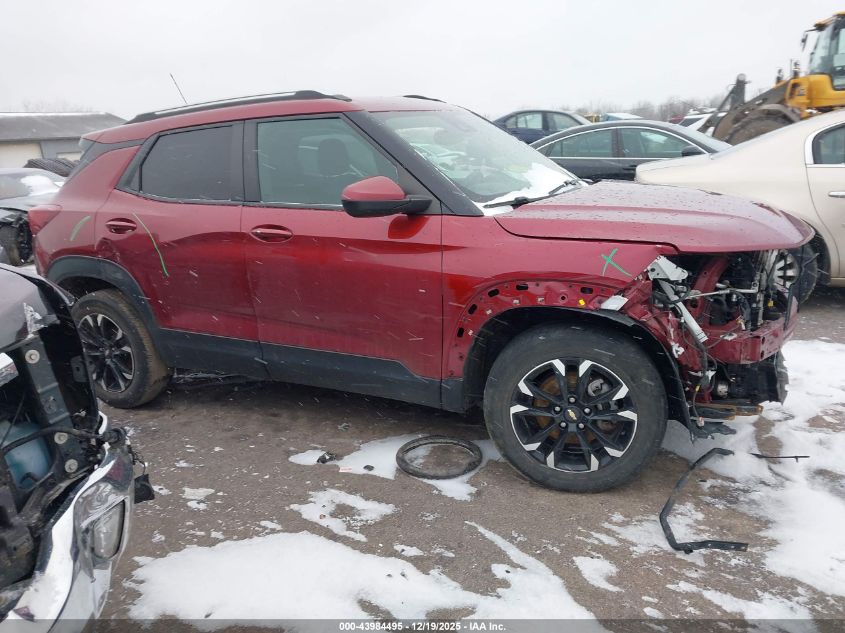 2022 Chevrolet Trailblazer Fwd Lt VIN: KL79MPSL6NB080330 Lot: 43984495