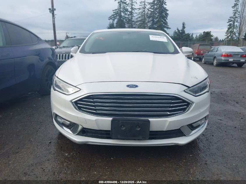 2017 Ford Fusion Se VIN: 3FA6P0T90HR371211 Lot: 43984496