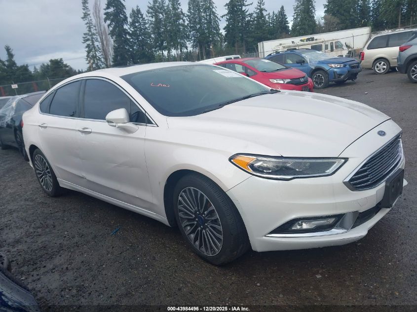 2017 Ford Fusion Se VIN: 3FA6P0T90HR371211 Lot: 43984496