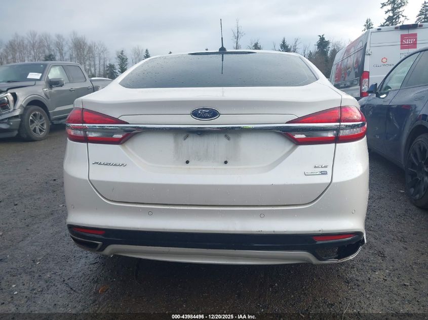 2017 Ford Fusion Se VIN: 3FA6P0T90HR371211 Lot: 43984496
