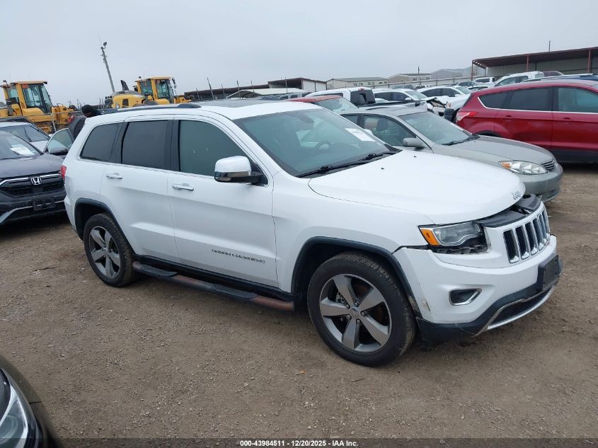 2016 Jeep Grand Cherokee Limited VIN: 1C4RJEBG3GC457745 Lot: 43984511