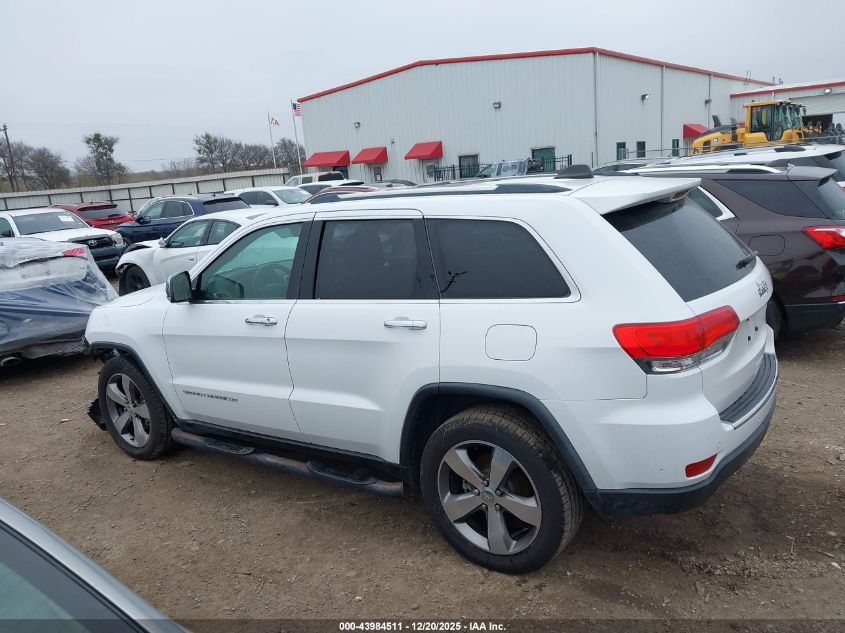 2016 Jeep Grand Cherokee Limited VIN: 1C4RJEBG3GC457745 Lot: 43984511