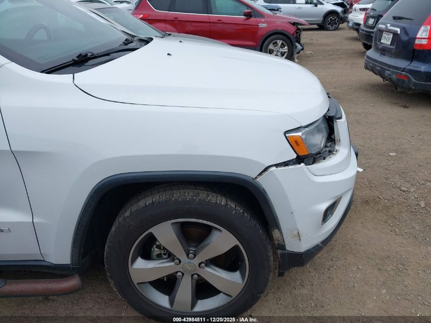 2016 Jeep Grand Cherokee Limited VIN: 1C4RJEBG3GC457745 Lot: 43984511