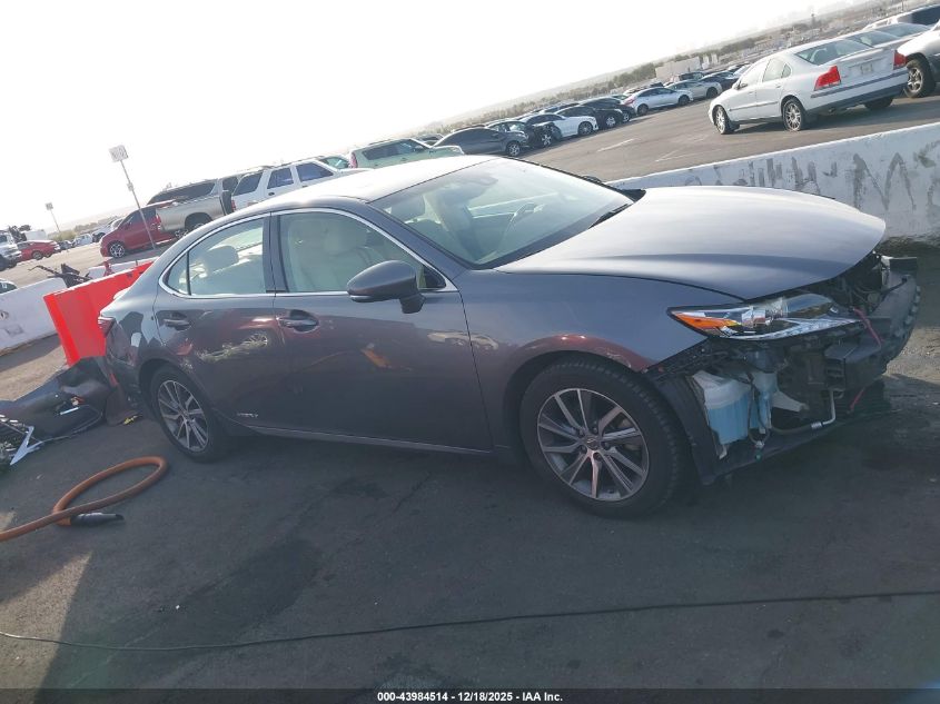 2016 Lexus Es 300H VIN: JTHBW1GGXG2123480 Lot: 43984514