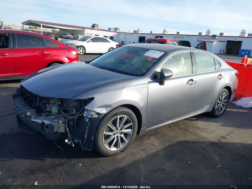2016 Lexus Es 300H VIN: JTHBW1GGXG2123480 Lot: 43984514