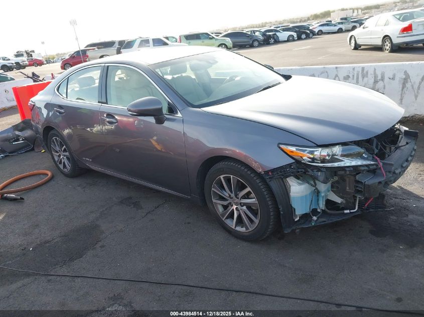 2016 Lexus Es 300H VIN: JTHBW1GGXG2123480 Lot: 43984514