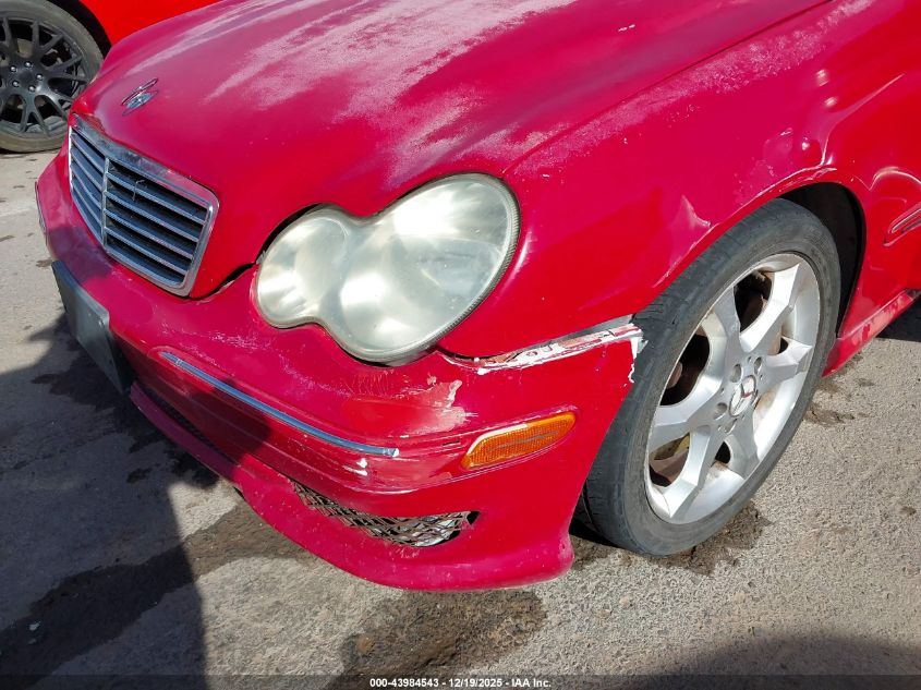 2007 Mercedes-Benz C 230 Sport VIN: WDBRF52H07F933473 Lot: 43984543