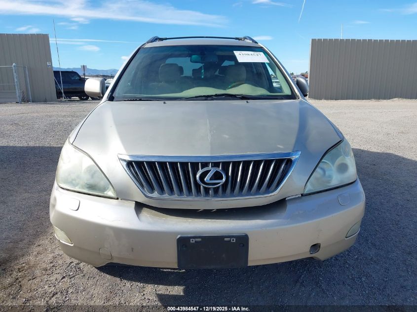 2008 Lexus Rx 350 VIN: JTJGK31U680012349 Lot: 43984547