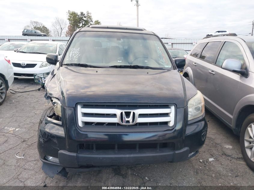 2006 Honda Pilot Ex-L VIN: 5FNYF18526B029288 Lot: 43984554