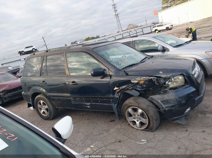 2006 Honda Pilot Ex-L VIN: 5FNYF18526B029288 Lot: 43984554